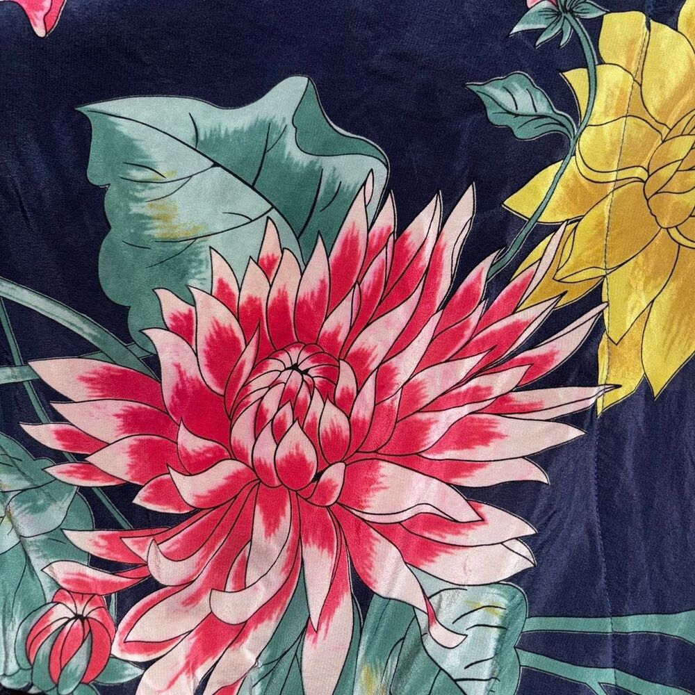 Vintage Tibi silk wrap kimono floral top - Picture 2 of 6